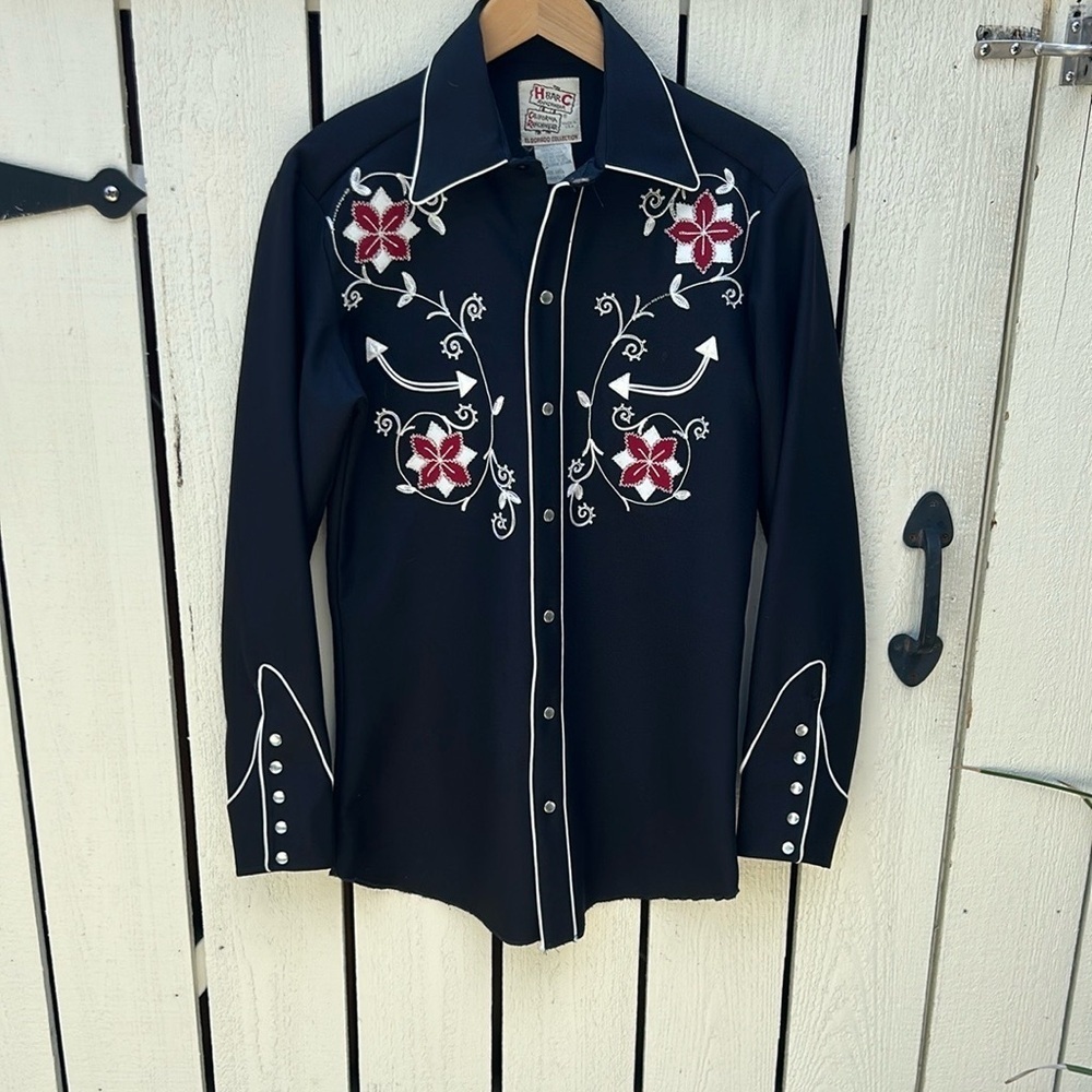 H Bar C Vintage California Ranchwear El Dorado Collection Western Sz 14 1/2